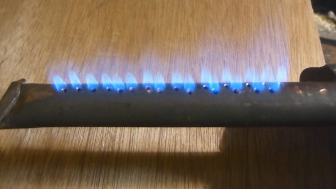 Atmospheric gas flame burner
