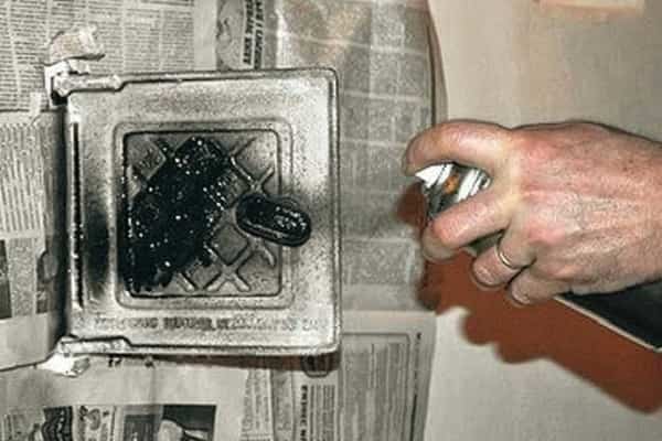 how to paint a brick stove in a house: fireproof paints