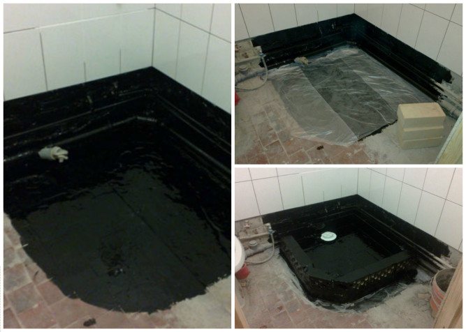 Do-it-yourself tile shower tray: installation technology