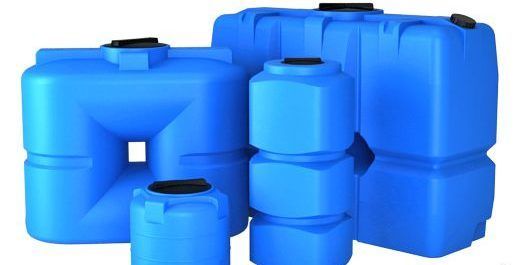 Plastic containers and tanks for fuel