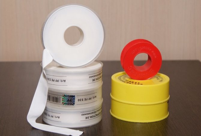 Fum tape for heating can be used