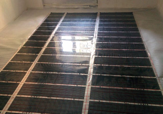 infrared floor heating