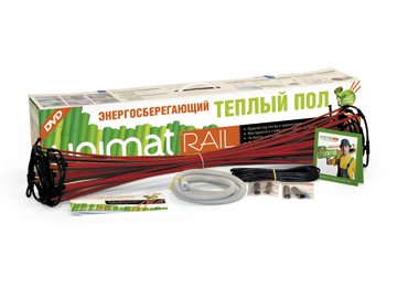 UNIMAT infrared rod heated floor for the kitchen