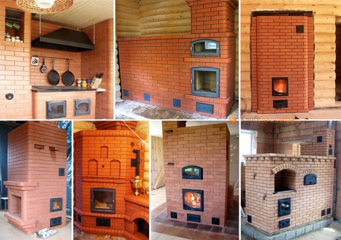 fireplace and stove