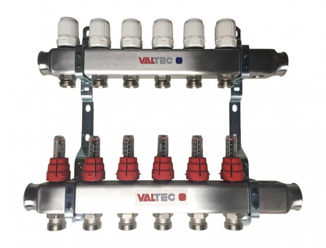 Valtec manifold for underfloor heating
