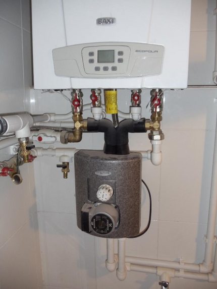 Individual heating boiler