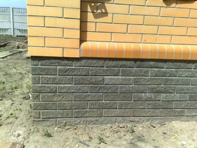 Cladding the base with bricks - materials, work, instructions, advice from masons