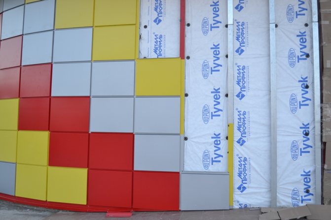 cladding with facade cassettes