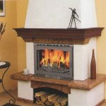 Cladding a fireplace by hand