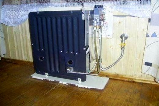 Open type gas heating appliance