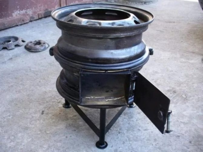 Do-it-yourself stove for a cauldron from a pipe, how to make a stove for an oriental kitchen, photo