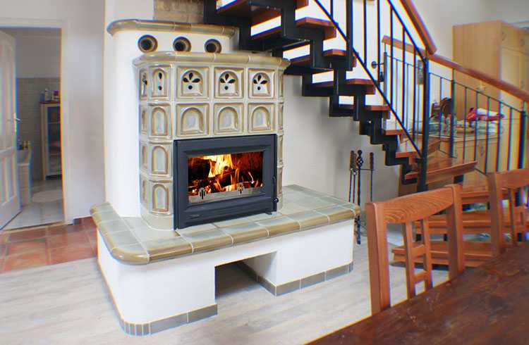 Stove heating creates comfort in the home