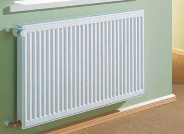 Why, given the same size of rooms, does a steam radiator