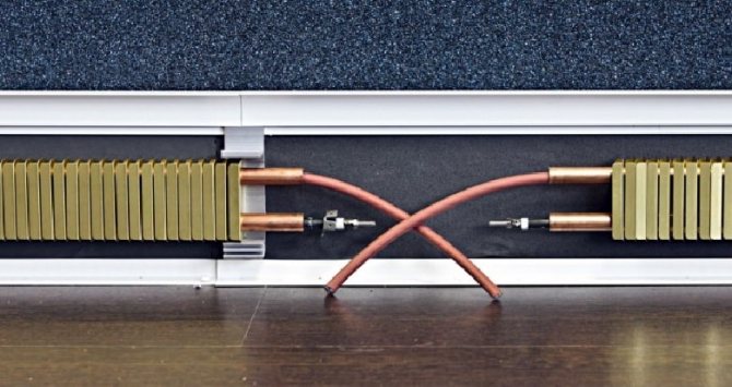 Warm baseboard - types and installation