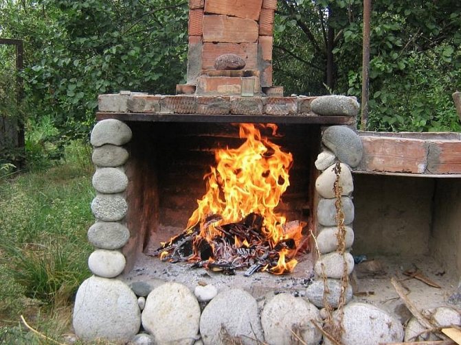 DIY stone firebox