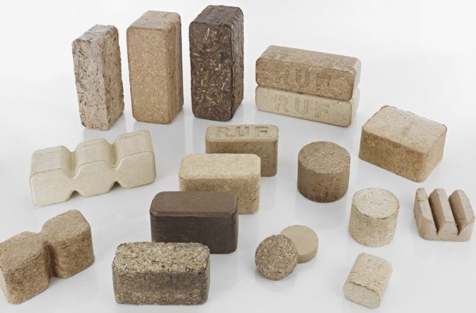 Fuel briquettes may vary in size, composition and shape