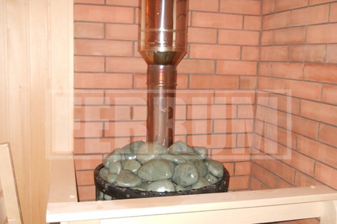 install a stove in the sauna
