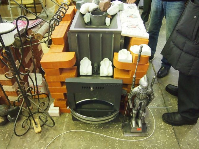 Installation of cast iron stoves