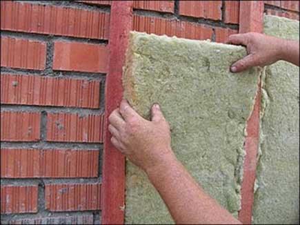 insulation of brick walls