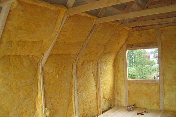 insulation of a country house