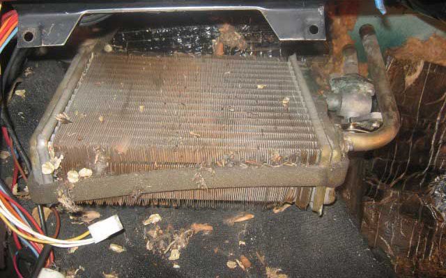 Replacing a heating radiator VAZ 2107
